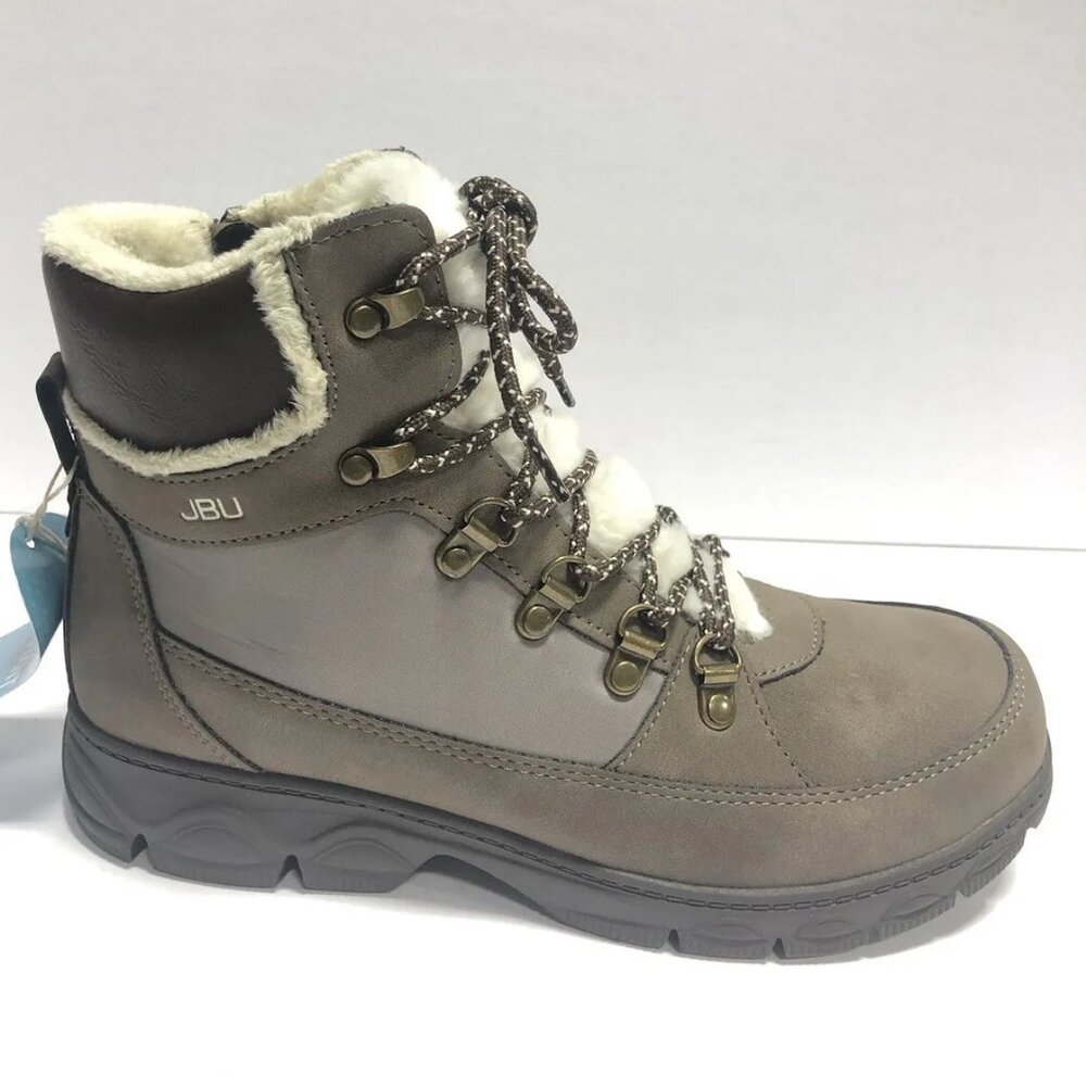 Jambu Women’s Alexa, Taupe Waterproof Winter Boots, Size 8M